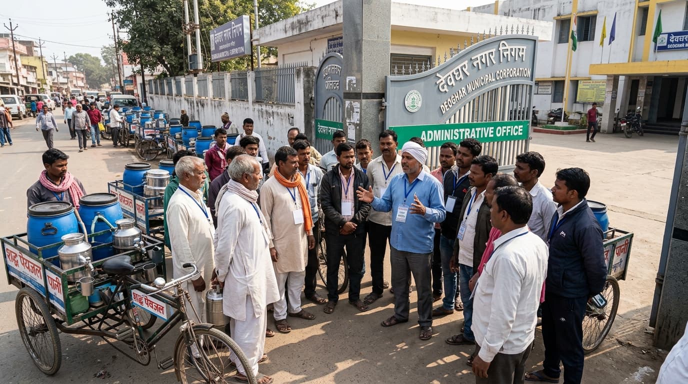विक्रेताओं की समस्याओं पर बैठक